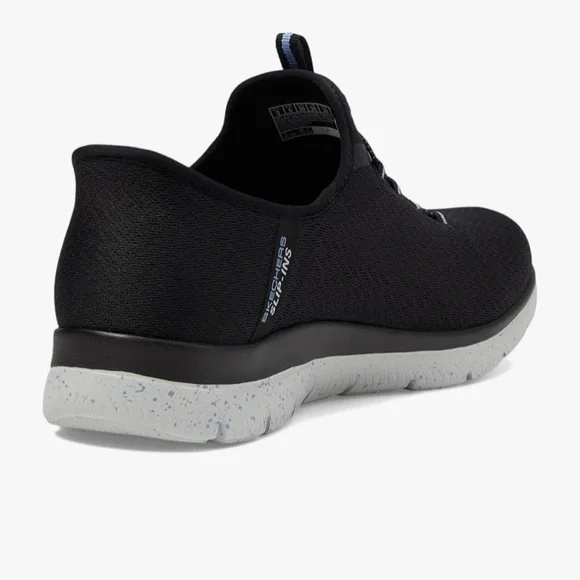 Skechers Waterproof Hands Free Slip-ins Summits-Best Choice Sneaker Black Sz 6.5 - Picture 4 of 12